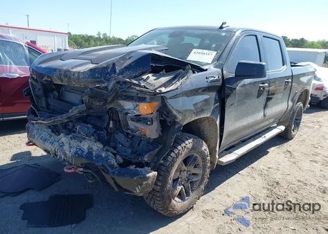 2024 Chevrolet Silverado K1500 Trail Boss Custom из США, поврежденный, VIN 3GCUDCED3RG425692